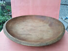Old Antique Primitive Wooden Dough Bowl Round Trough Noshtva Trencher Kopanka 19