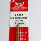 K s 8127 Round Brass Tube 1 8  Od X 12 