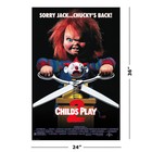 Child s Play 2 - Movie Poster  sorry Jack  Chucky s Back   regular   24  X 36  
