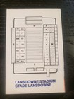 1977 Ottawa Rough Riders Cfl Football Pocket Schedule   Canadian 
