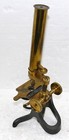 Townson And Mercer London Antique  Microscope In Wooden Case From 1886