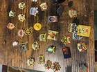 Mixed Lot Baseball Pinback Buttons  Lapel Pins   Trading Pins