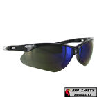 Kleenguard Nemesis Safety Glasses Black Frame Blue Mirror Lens Sunglasses 14481