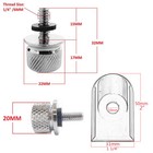 Rear Seat Screw Bolt Mount Knob Cover Chrome For Harley Touring Softail Dyna Usa