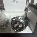 Tissot 1853 Automatic Watch T024427a Chronograph Blk Dial Outstanding Timepiece