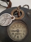 Vintage Detex Guardsman Watchclock Time Detector With Keys And Leather Case