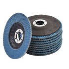 10 Pack 40 Grit 4-1 2     7 8  Premium Zirconia Flap Disc Sanding Grinding
