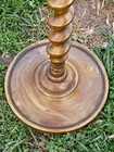 Stunning Vintage 21  Tall Heavy Twisted Brass Candlestick Holders