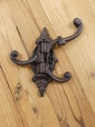 Cast Iron Swivel Coat Hook Hat Hooks Rack Hall Tree Restoration Antique Restor
