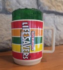 Vintage Life Savers Plastic Cup W  Green Lid Screw Off Top Deka  Usa 1980 s