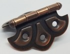Antique Copper Butterfly Hinge Steel  Shell Design Vintage Rustic Small