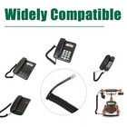 Phone Cord For Landline 2 Pack Rj9 4p4c Telephone Cord Phone Cable 4 5 Ft Unc   