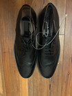 Banana Republic Men s Size 10m New Black Italian Leather Dress Shoes     fast Ship