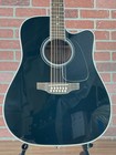 Takamine Gd38ce 12-string Acoustic-electric Guitar - Gloss Black