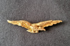 Ww1 Original French Pilot Wings Eagle Badge 1914-1916 Gold Plated Jeweller