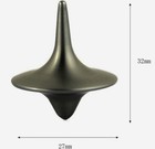 Silver Accurate Spinning Top  Portable Precision Metal Spinner  Exquisite Perfec