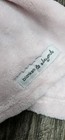 Blankets   Beyond Bunny Rabbit Pink Gray Plush Lovey Baby Security Blanket 13 5   