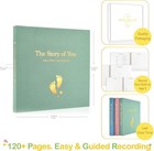 Baby Memory Book First 5 Year Boy Or Girl Keepsake Journal Photo Sage Green 