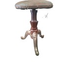 Vintage Cast Iron Organ  Piano exam Stool George W  Archer Rochester Ny Pat 1873