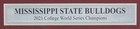 Starkville Daily News Newspaper Mississippi State 2021 World Series Framed Cws