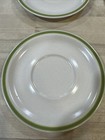 Lot Of 4 Vintage Spring Collection Stoneware Saucers 