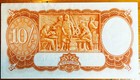 1952 Australia 10 Shillings    1 2 Pound Unc Banknote P 25d No Folds B 23 967493