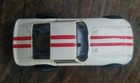 Aurora T-jet Ferrari 250 Gto Ho Slot Car White W red Stripes Vintage  free Ship 