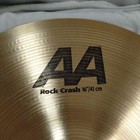 Sabian Aa Rock Crash 16 Inch Cymbal No Cracks Near Mint Condition