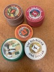 33   Big Bucks Company All Values   Pronghorn Antelope Logo Poker Chips