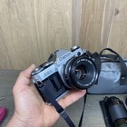 Canon Ae-1 Slr Camera Bundle 50mm Lens Hanimex Zoom Flash Vtg Film Photography