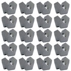 20pcs Replacement For Fecon Cubit Reversible Knife Teeth