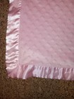 Baby Starters 30x40 Inches Pink Satin Plush Baby Blanket