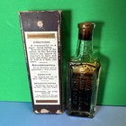 4 1 4  Burnett s Extract Bottle Raspberry  Paper Label  Embossed  Box  Cork