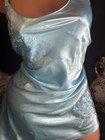 Vtg Satin Soft Shiny Nightie Sissy Gown Babydoll Nightie Nightgown