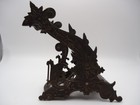 Antique Patent 1878 Victorian Ornate Cast Metal Pen Stand Pen Holder