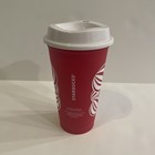 Starbucks 2024 Red Reusable Cup 16oz Holiday Limited Edition New