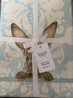 Damask Easter Bunny Tablecloth Williams Sonoma  Nwt  70x108 In