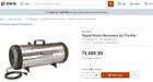 Restorair Rapid Room Rru-16 Air Purification And Odor Control System 