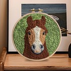 Diy Embroidery Pen Set Knitting Sewing Punch Animal Punch Needle Embroidery Kit