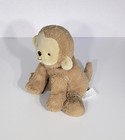 Carter s Child Of Mine Brown Monkey Rattle Baby Plush Stuffed Animal Toy 7  Guc