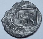 1500 s Philip Ii Lima Peru Spanish 1 4 Reales Diego De La Torre Small Cob Coin