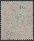 1854 Sg17 C1 5  1d Orange Red Shade Bath 53 Fine very Fine Used  ij  Cat   375 00