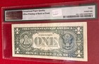 1995  1 Federal Reserve Note Boston Pmg 30 Epq Very Fine Offset Printing Error