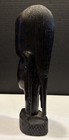 Vintage Pair Hand Carved Ebony Wood African Women Busts Tribal Head Statues