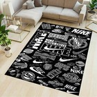 Sneaker Rug  Sneaker Carpet  Sneaker Mat  Hypebeast Rug  Black Rug