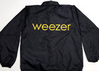 Weezer Windbreaker Jacket Super Rare Vintage 90 s Adult Men s Large Black