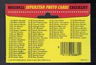 1981 Topps Baseball Header For 5x7 Superstar Photo Cards - Vintage   Ex nm Rare