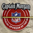Captain Morgan Rum Nfl Football Metal Tin Wall Hanging Bar Pub Sign   Brand New 