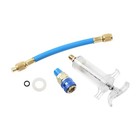 For 30ml Oil Dye Injector Air Compressor Adapter With R134a Quick Connect