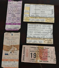 1980s Concert Ticket Lot Tom Petty Van Halen Rush Clapton Zz Top J Geils Patch
